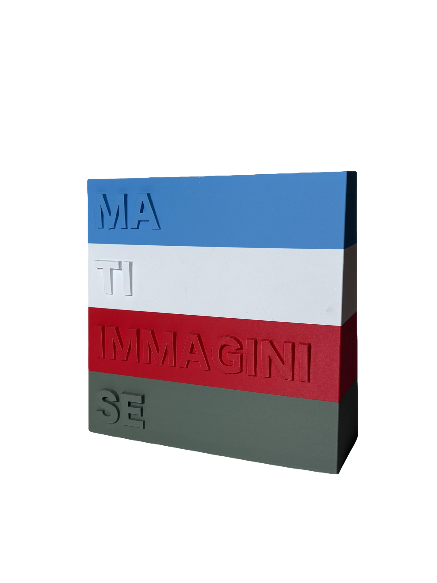 VASO "MA TI IMMAGINI SE"